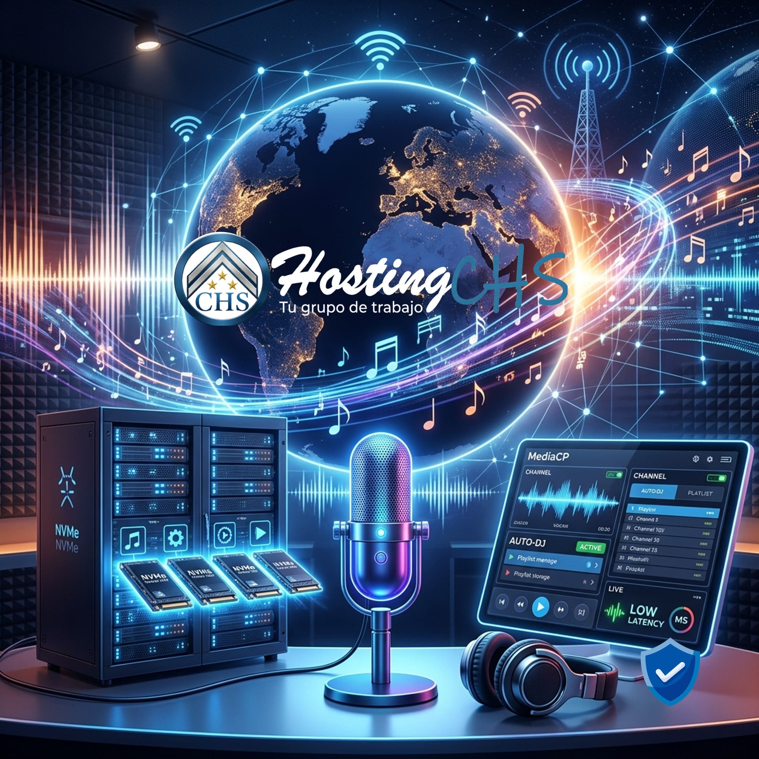 Streaming de Audio HostingCHS